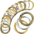 thumbnail image 1 of CATIEBYE 15Pcs Alloy Spring Clasps for Dog Leash, Pet Leash Connectors, Secure and Rust-Resistant Hardware, 1 of 8