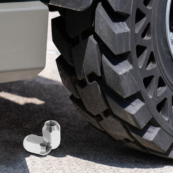 CATIEBYE 16-Piece Trailer Wheel Lug Nuts Set, Plated Metal Bolts for Quick and Easy Replacement