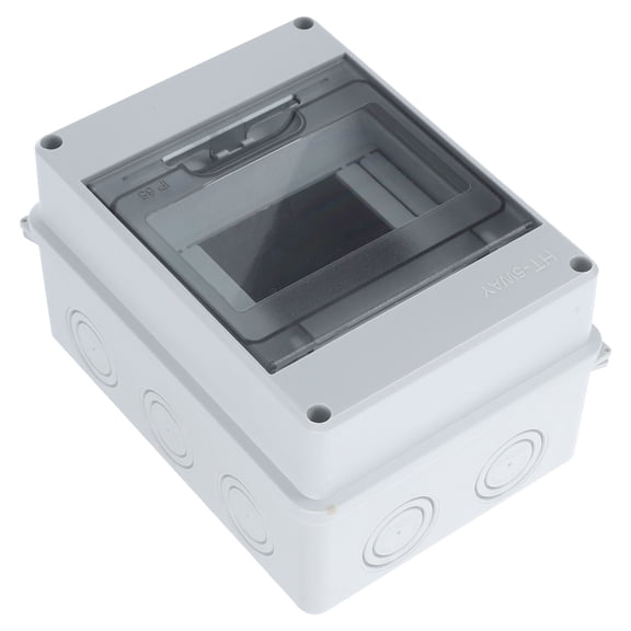 CATIEBYE Grey ABS PC Weatherproof Outdoor Electrical Outlet Box IP65 Rated Junction Box for Safe Circuit Connections
