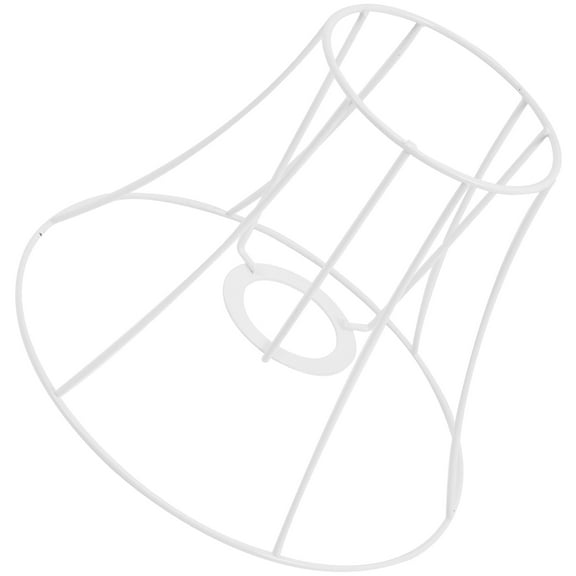 CATIEBYE White Iron Lamp Shade Frame for Table Lamps Chandeliers and Pendant Lighting Accessories