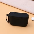 thumbnail image 1 of CATIEBYE 1Pack Portable Earbuds Case Keychain Design for General Users Black, 1 of 7