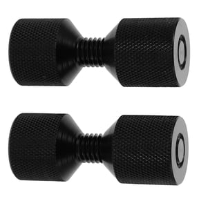 CATIEBYE 1 Pair Black Aluminum Alloy Two-Hole Flange Alignment Pin for Automotive Repair and Maintenance