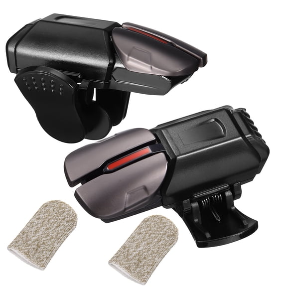 CATIEBYE 1Pair Mobile Game Controller with Built in Anti Scratch Clip and Elasticity for Phones