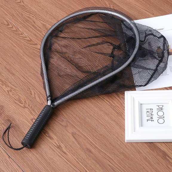 CATIEBYE 1Pcs Black Fishing Net for Outdoor Fishing in Lakes and