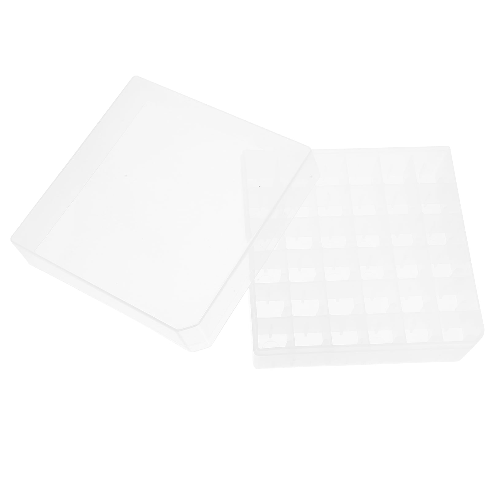 CATIEBYE White Plastic Cryogenic Storage Box for Microcentrifuge Tubes ...