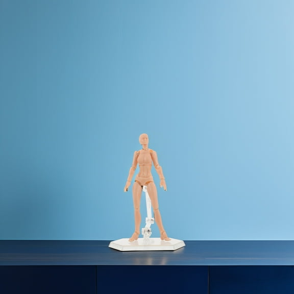 CATIEBYE 1Set Artist Drawing Artistic Creation Versatile Poses PVC Figure Model Kits 12.5x5.5x1.7In For Artists