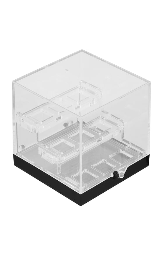 1Set Clear Gemstone Display Box For Home Display And Gemstone Show With Organization Feature Acrylic