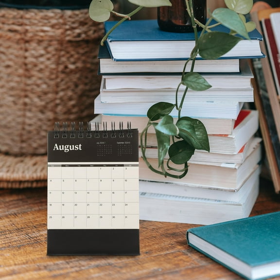 CATIEBYE 2024 Freestanding Daily Use Calendar for Home and Office, Desk Planner with Large Date Display