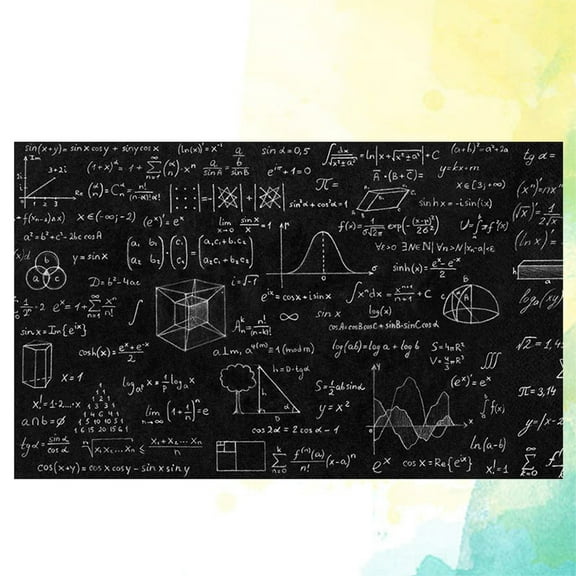 CATIEBYE Portrait Backdrop Photo Backdrop Black Vinyl Cloth 1Pack Graduation Theme