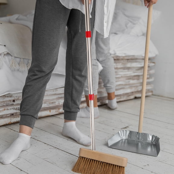 CATIEBYE 1Set Three Section Stainless Steel Mop Pole Accessory for Home Cleaning Use
