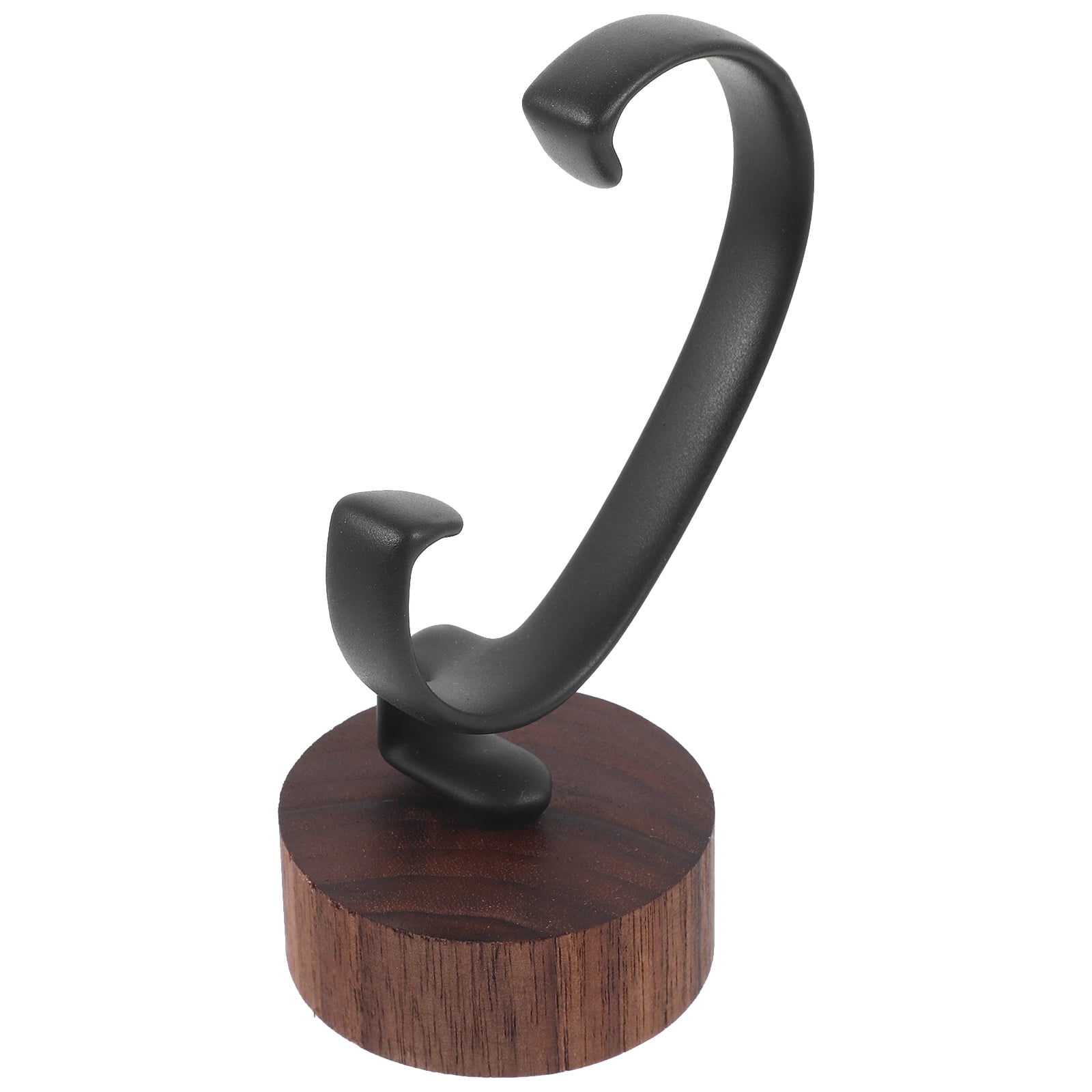CATIEBYE 1Set Watch Display Holder Plastic in Black Walnut Wood C ...