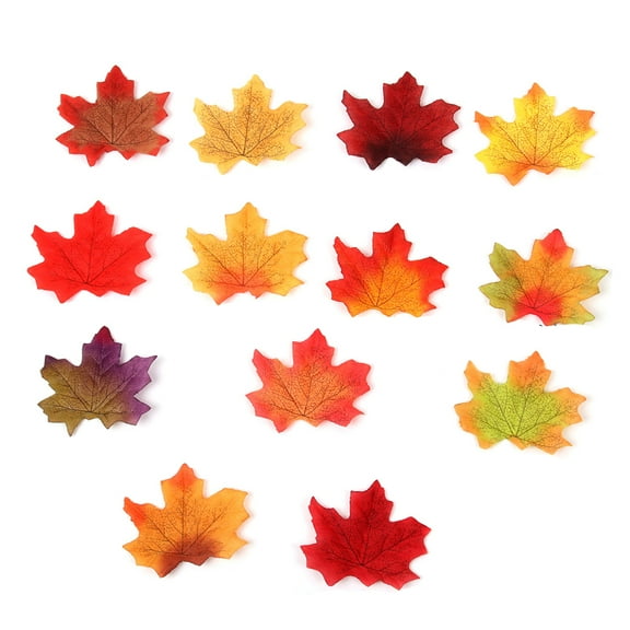 CATIEBYE 200Pcs Maple Leaf Decor Lifelike For Fall Weddings And Banquets