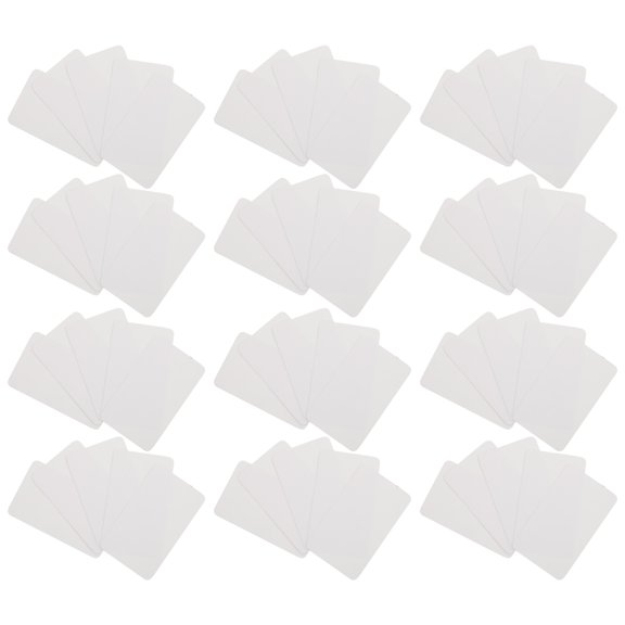 CATIEBYE 200Pcs White Double Sided Revision Cards Blank Flash Cards for Study and Creative Projects
