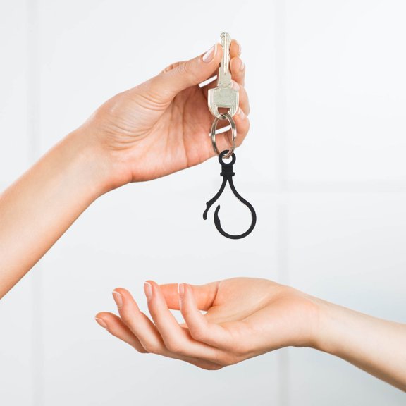 CATIEBYE 200pcs Key Chain Clasps Plastic Key Chain Clips for Backpack Decoration