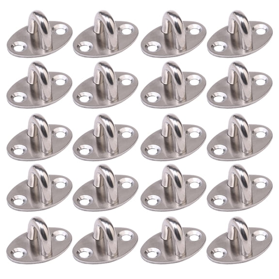 CATIEBYE 20Pcs Stainless Steel U Type Fixed Hook for Home Ceiling and Wall Mount Use