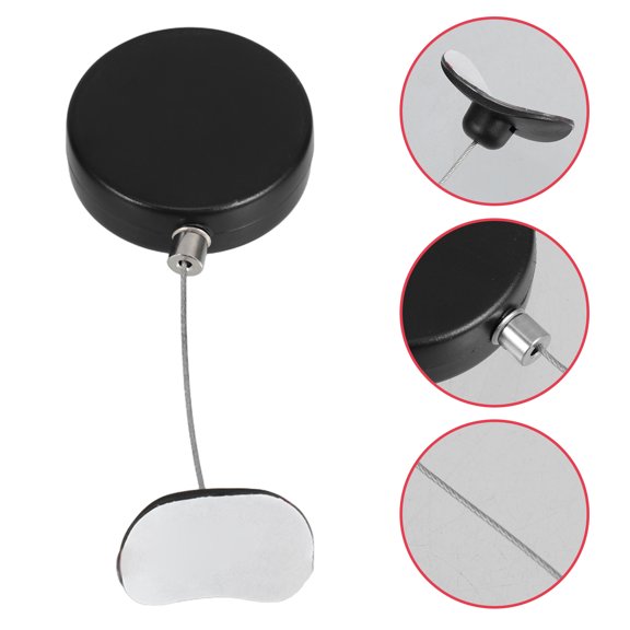 CATIEBYE Set of 2 Adjustable Steel Wire Cable Locks with Automatic Reel for Convenient and Secure Tool
