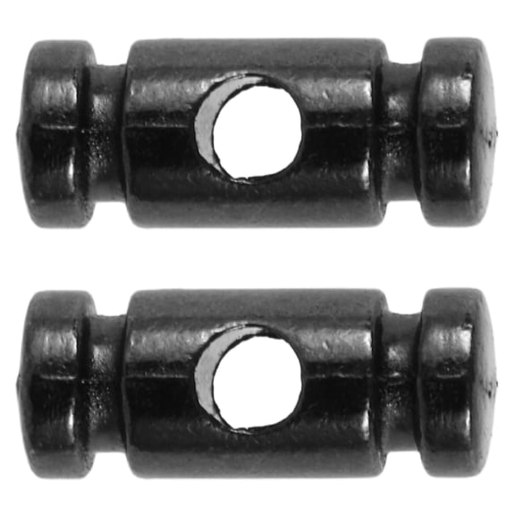 CATIEBYE 2Pcs Black Electric Guitar String Locks with Screws for Guitar Maintenance and Replacement
