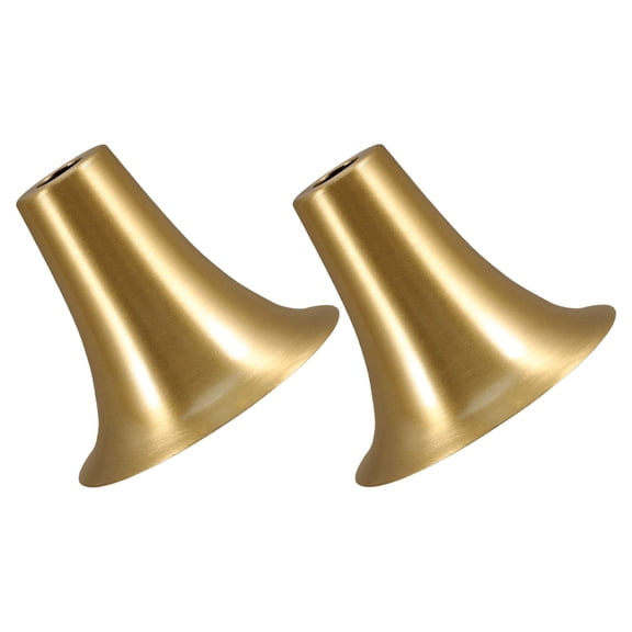CATIEBYE Brass Lamp Base, E27 Interface, Sturdy and Decorative, Ideal for Home, 2Pcs