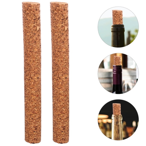 CATIEBYE 2Pcs Cork for Crafts Cylindrical for Sealed Environment Prevent Spoiling Maintain Good Taste Homes