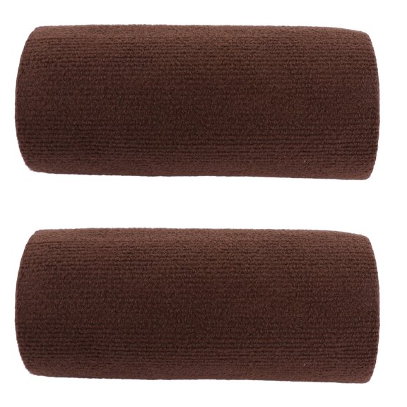CATIEBYE 2Pcs DIY Self Adhesive Cat Scratching Posts Wall Mounted Coffee Color Durable Sisal Wrap