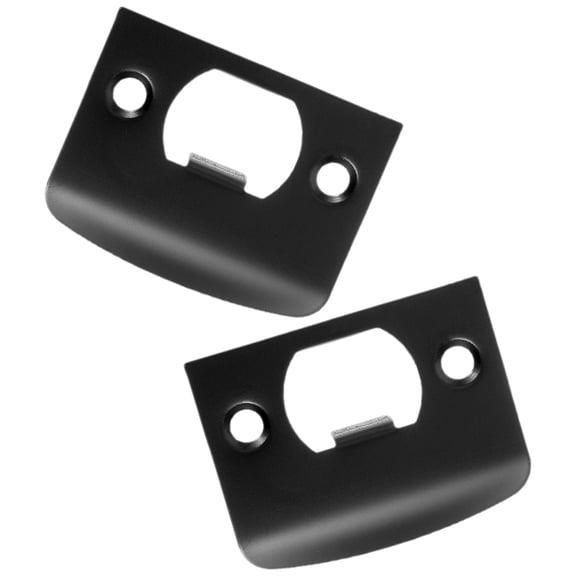 CATIEBYE 2Pcs Deadbolt Cover Plate Black Stainless Steel Door Lock Protector