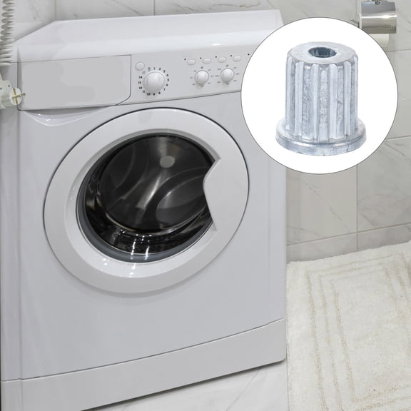 CATIEBYE 2Pcs Durable Metal Core Parts for Washing Machine Impeller with Stable Support Base Plate Grey