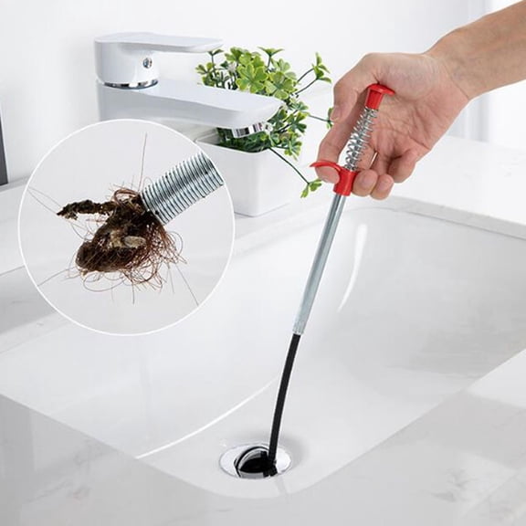 CATIEBYE 2Pcs Flexible Sink Claw Pickup Drain Cleaning Tool for Home Use Multi Color