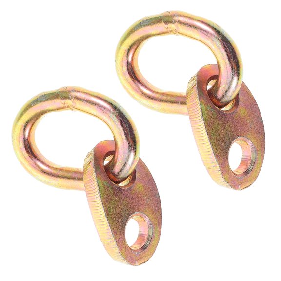 CATIEBYE 2Pcs Heavy Duty Engine Lifting Bracket Golden Alloy Hook for Hoist Leveler Compatibility