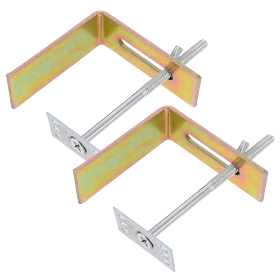 CATIEBYE 2Pcs Universal Undermount Sink Brackets for Durable Basin Mounting