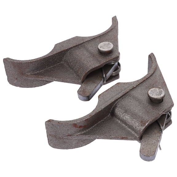 CATIEBYE 2Pcs Locking Scaffold Clamp Plated Silver Color for Secure and Stable Scaffold Connections