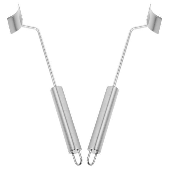 CATIEBYE 2Pcs Stainless Steel Corn Separator Tool with Comfortable Grip for Home Cooking