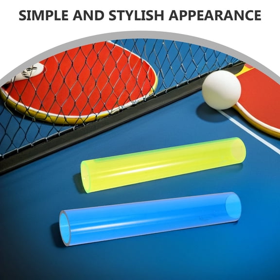 CATIEBYE 2Pcs Table Tennis Bat Rollers for Racket Maintenance with Dual Color Plastic Roller