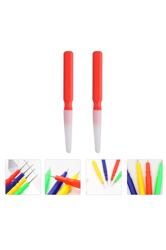 2Pcs Watch Maintenance Oiler Pens Assorted Color Fine Tip Lubricant Tools
