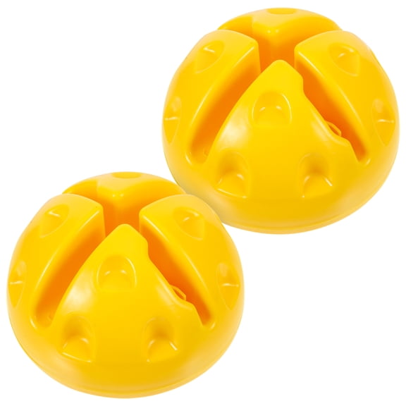 CATIEBYE 2Pcs Lightweight Plastic Pole Base for Soccer Training and Basketball Sports Equipment