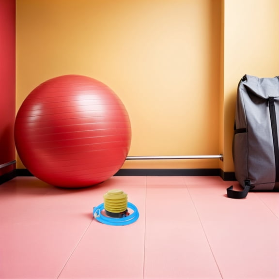 CATIEBYE 2Sets High Pressure Foot Pump for Quick Inflation of Exercise Balls Air Mattresses and Swimming Rings