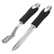 CATIEBYE 2-Piece Pepper Corer and Cutter Set, Vegetable Seed Remover and Core Tool for Bell Peppers, Jalapenos, Kitchen Use