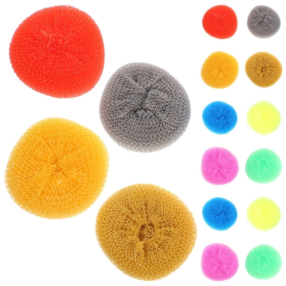 CATIEBYE Kitchen Dish Scrubber PP Multipurpose Non-Scratch Assorted Colors 30Pcs