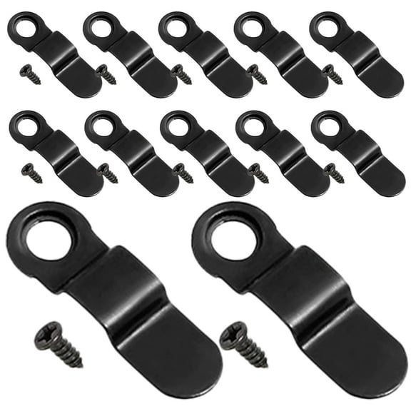 CATIEBYE 100Pcs Iron Picture Frame Turn Button Fasteners 0.20x0.20x0.20in for Secure Frame Backing