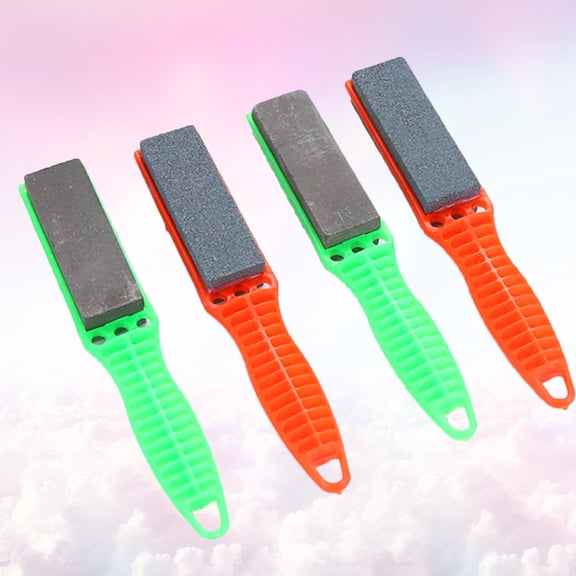 CATIEBYE Honing Stone Catiebye Assorted Color for Kitchen Scissors Durable 4Pcs