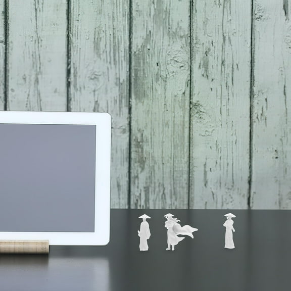 CATIEBYE 3Pcs Ancient Style Kung Fu Figurines Miniature Garden Accessories for Martial Arts Lovers