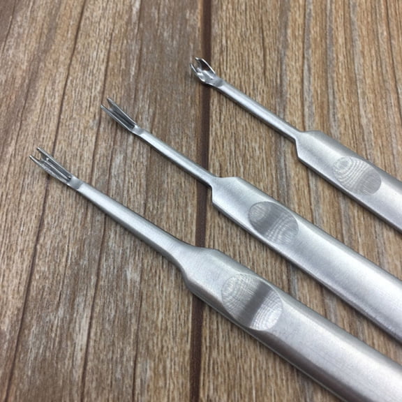 CATIEBYE 3Pcs Shaped Graver 11.5in V Shape for Leather Crafting Adults DIY Craft Tool Carving Supplies