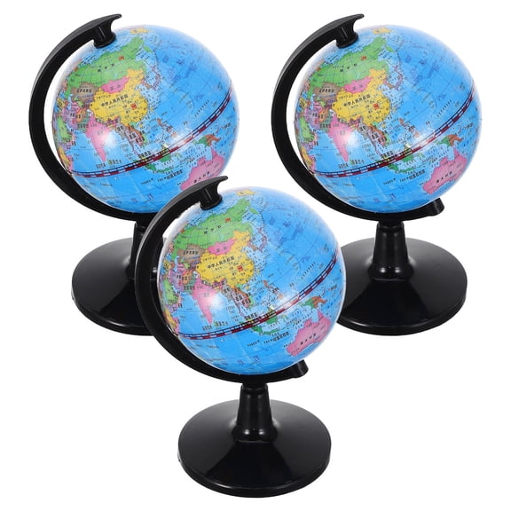 CATIEBYE Teaching Globe 3D Rotating Multi-Color ABS PVC for Office Classroom Decor