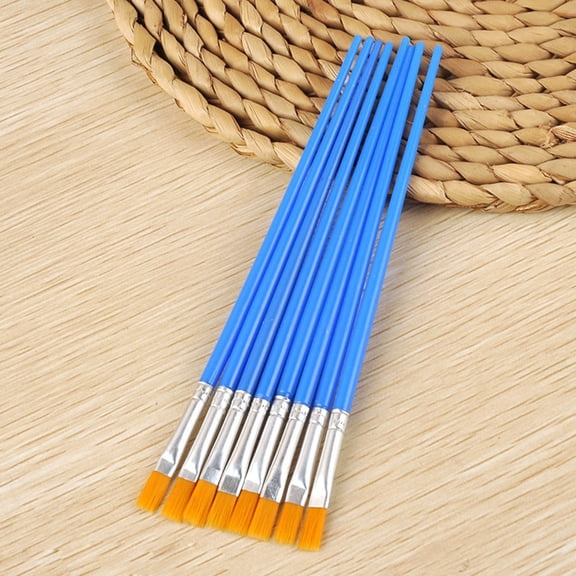 CATIEBYE 48Pcs Artist Paint Brushes Set Nylon Hair for Oil Acrylic Projects Fairs Parades