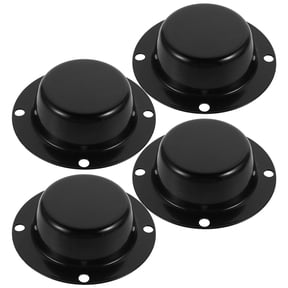 CATIEBYE Car Wheel Hub Caps, Black Metal, Dust Protective, Durability, Easy Installation, Quiet Operation