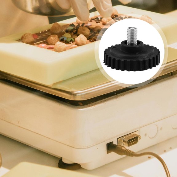 CATIEBYE 4-Pack Replacement Rubber Feet for Kitchen Digital Scales with Universal Screws and Simple Installation