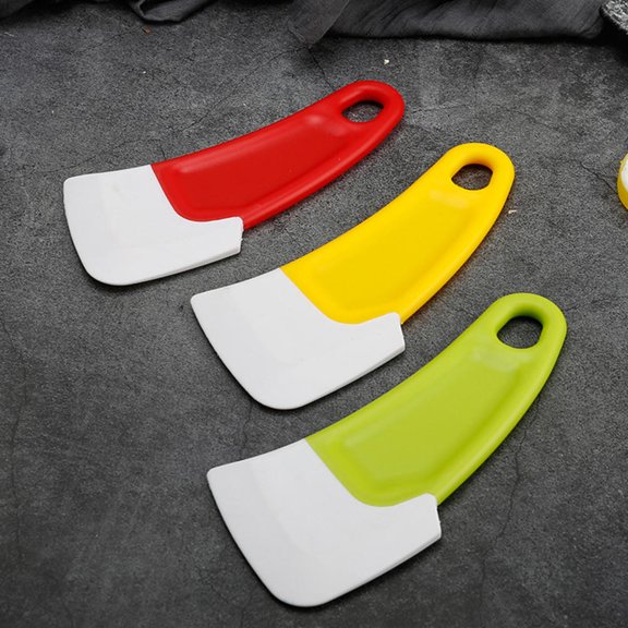 CATIEBYE 4Pcs Non Stick Silicone Scraper Kitchen Gadget for Home Jam Cream and Pot Cleaning
