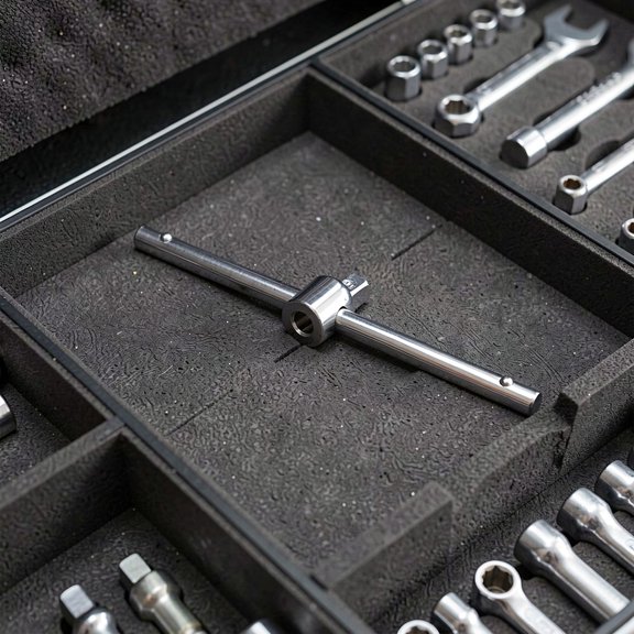CATIEBYE 4Pcs Sliding T Handle Socket Wrench with Socket Tool Extension for Vehicle Repairs