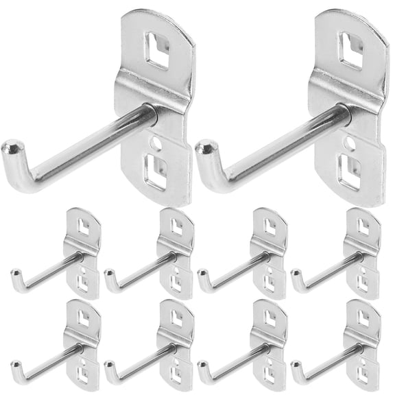 CATIEBYE Display Hooks for Retail Silver Iron 12Pcs 2.3In