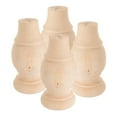 thumbnail image 1 of CATIEBYE 4pcs Round Solid Wood Furniture Legs Beige for Office Chairs Sofas Tables Replacement, 1 of 5