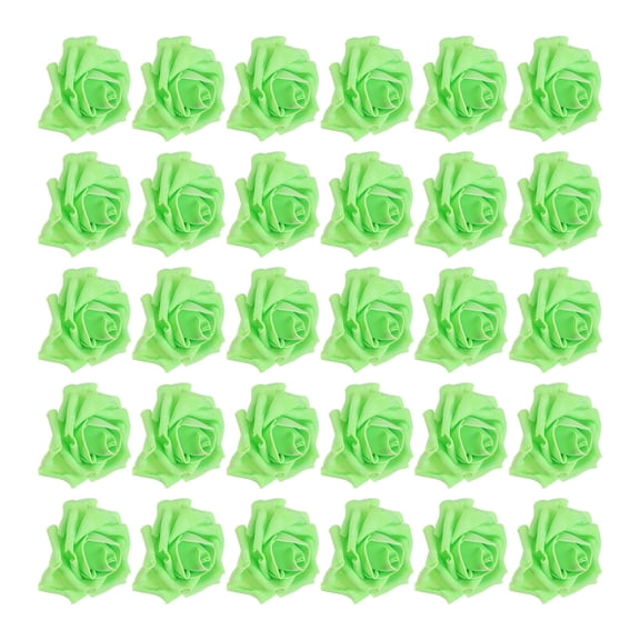 CATIEBYE 50Pcs Faux Roses Light Green for Wedding and Home Decoration